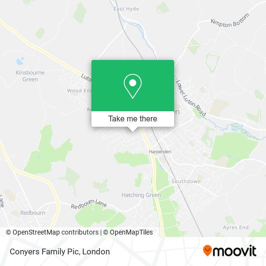 Conyers Family Pic map
