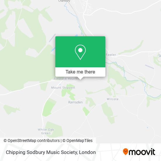 Chipping Sodbury Music Society map