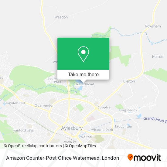 Amazon Counter-Post Office Watermead map