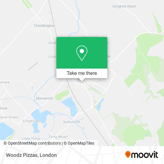 Woodz Pizzas map