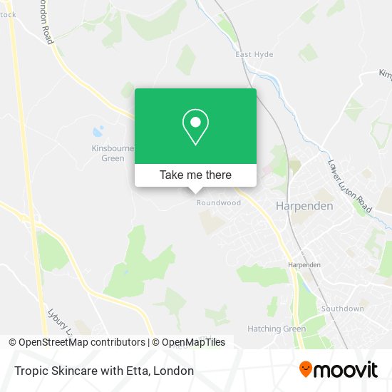 Tropic Skincare with Etta map