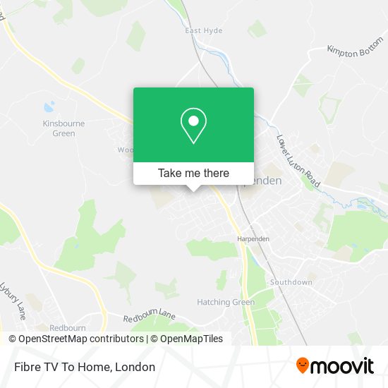 Fibre TV To Home map