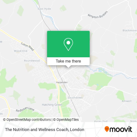The Nutrition and Wellness Coach map