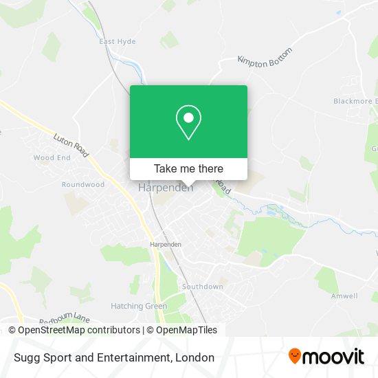 Sugg Sport and Entertainment map