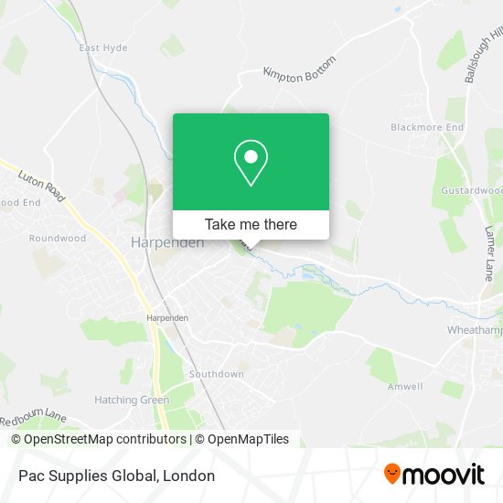 Pac Supplies Global map
