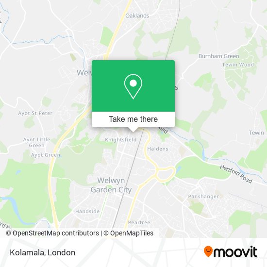 Kolamala map