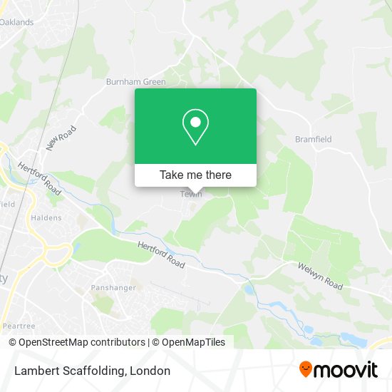 Lambert Scaffolding map