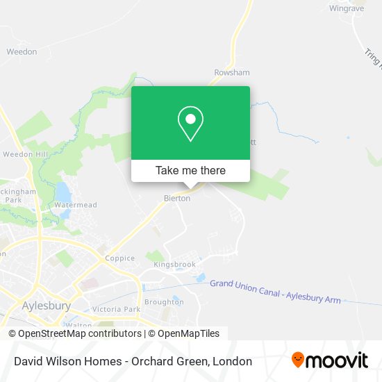 David Wilson Homes - Orchard Green map