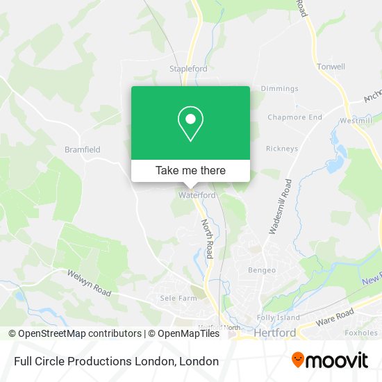 Full Circle Productions London map