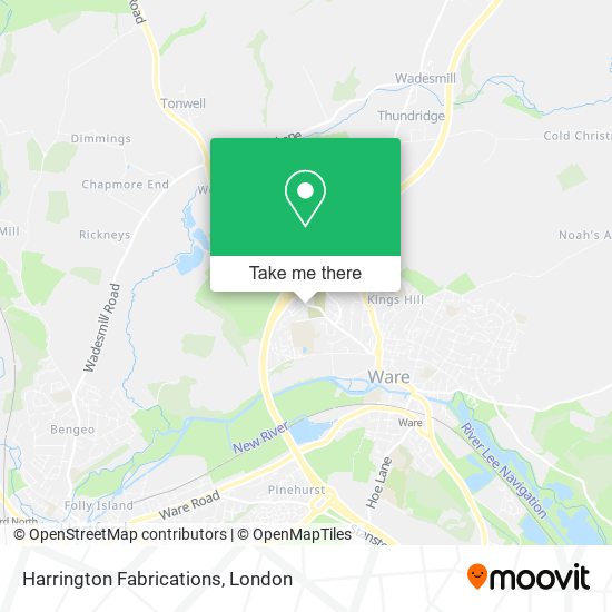 Harrington Fabrications map