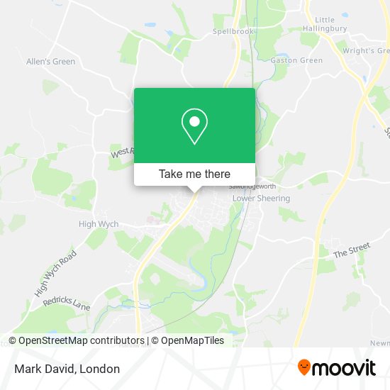 Mark David map