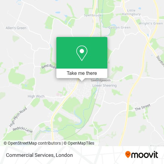 Commercial Services map