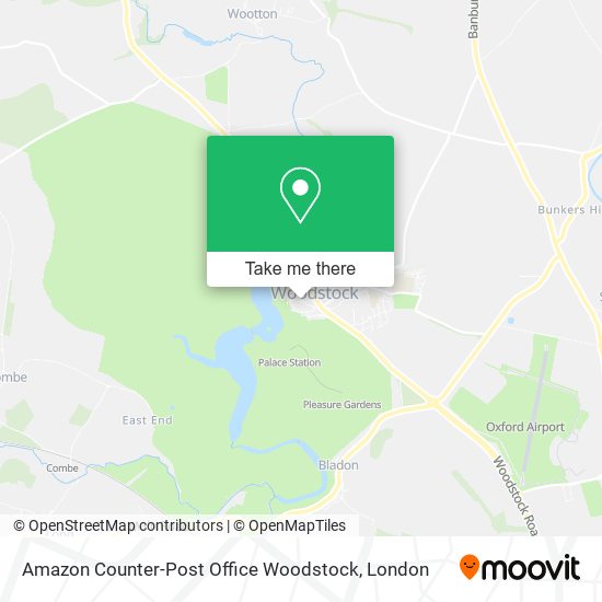 Amazon Counter-Post Office Woodstock map