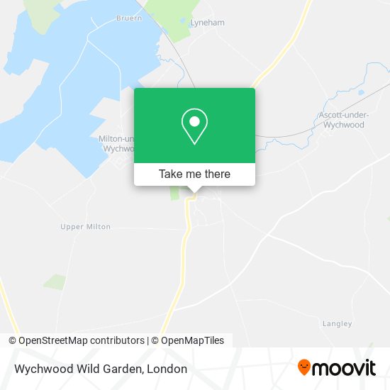 Wychwood Wild Garden map