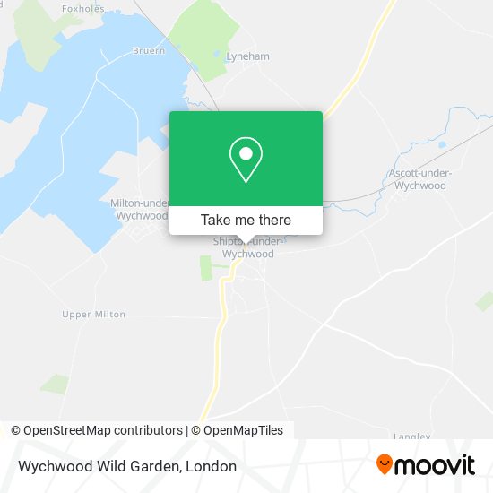 Wychwood Wild Garden map