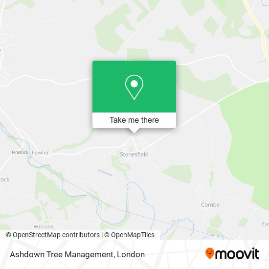 Ashdown Tree Management map