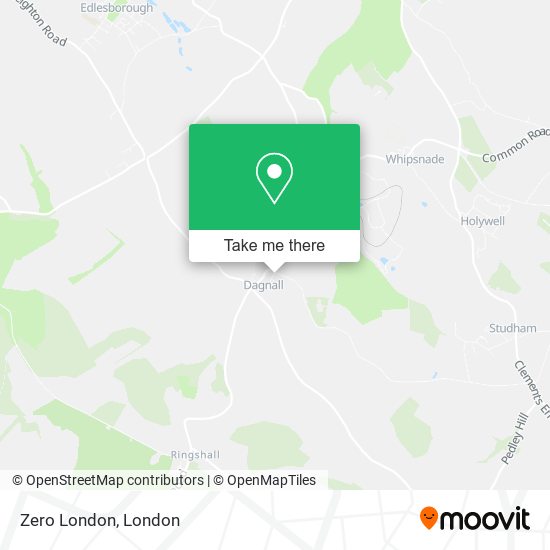 Zero London map