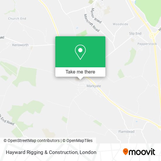 Hayward Rigging & Construction map