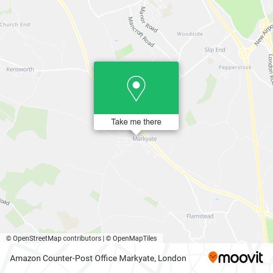Amazon Counter-Post Office Markyate map