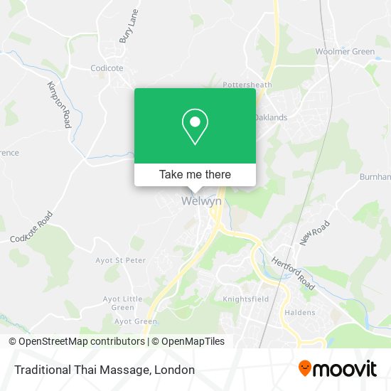 Traditional Thai Massage map