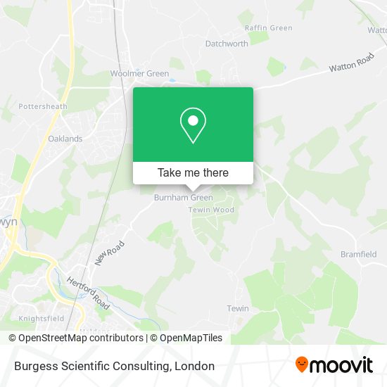 Burgess Scientific Consulting map