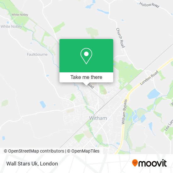 Wall Stars Uk map