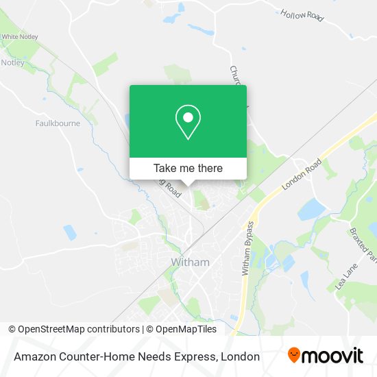Amazon Counter-Home Needs Express map
