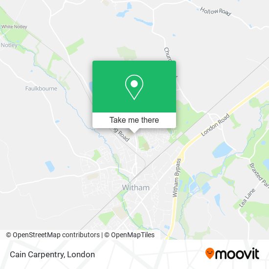 Cain Carpentry map