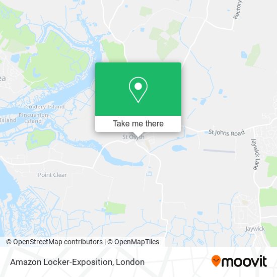 Amazon Locker-Exposition map