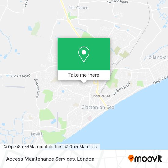 Access Maintenance Services map