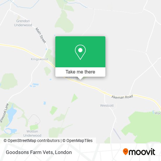 Goodsons Farm Vets map