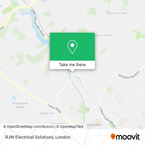 RJW Electrical Solutions map