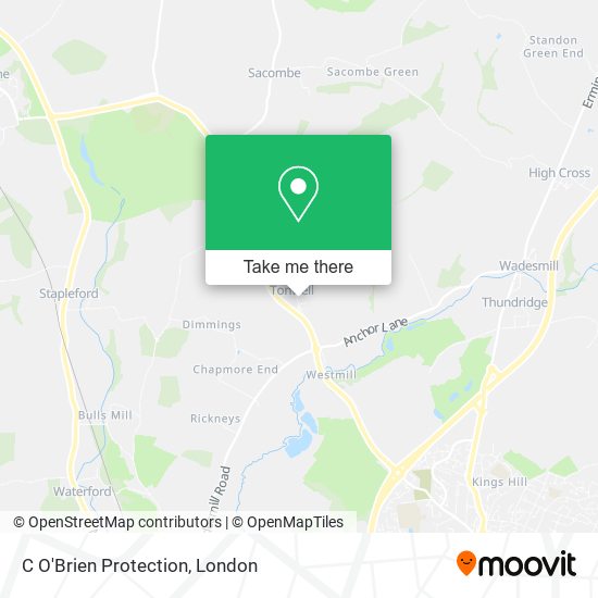 C O'Brien Protection map