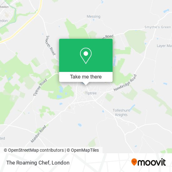 The Roaming Chef map
