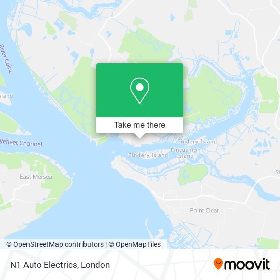 N1 Auto Electrics map