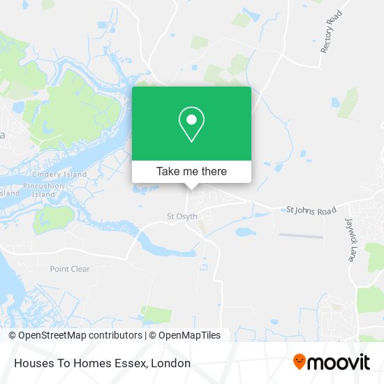 Houses To Homes Essex map