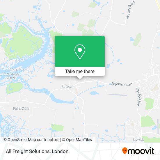 All Freight Solutions map
