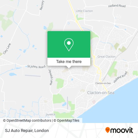 SJ Auto Repair map