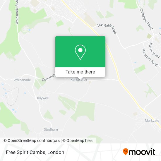 Free Spirit Cambs map