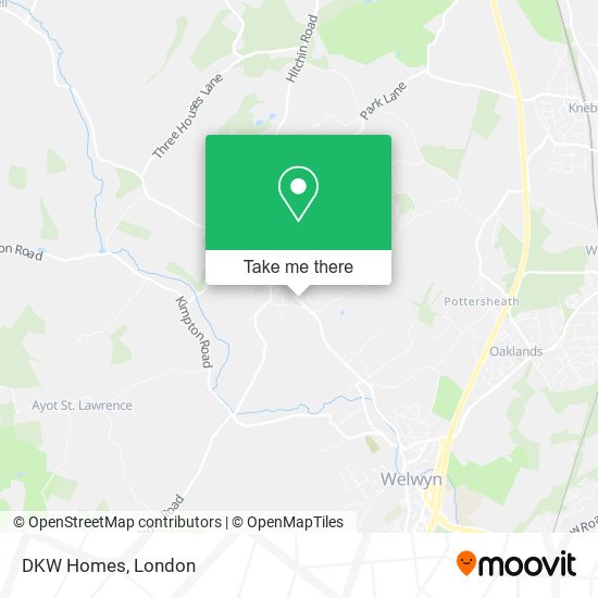 DKW Homes map