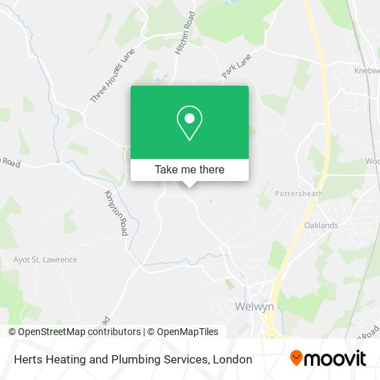 Herts Heating and Plumbing Services map
