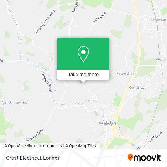 Crest Electrical map