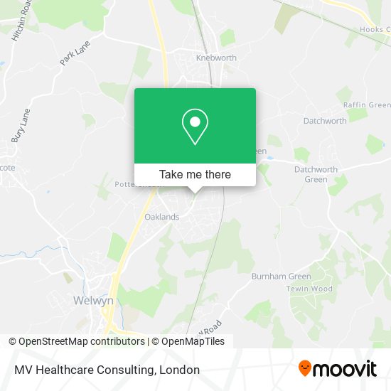 MV Healthcare Consulting map
