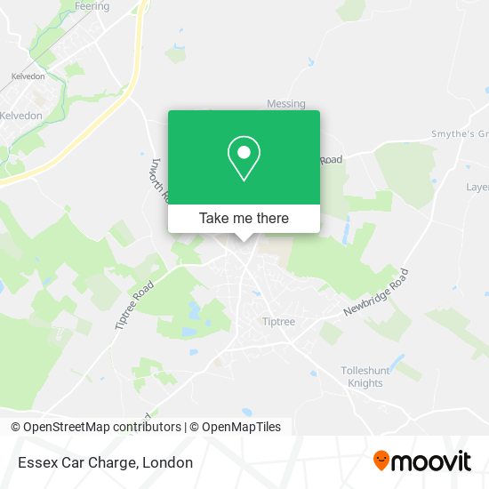 Essex Car Charge map