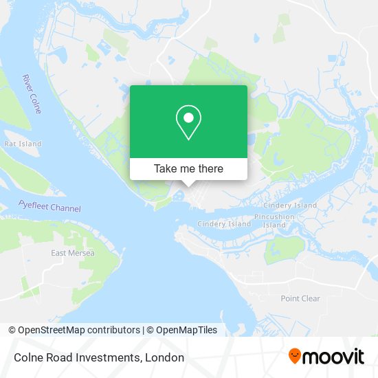 Colne Road Investments map