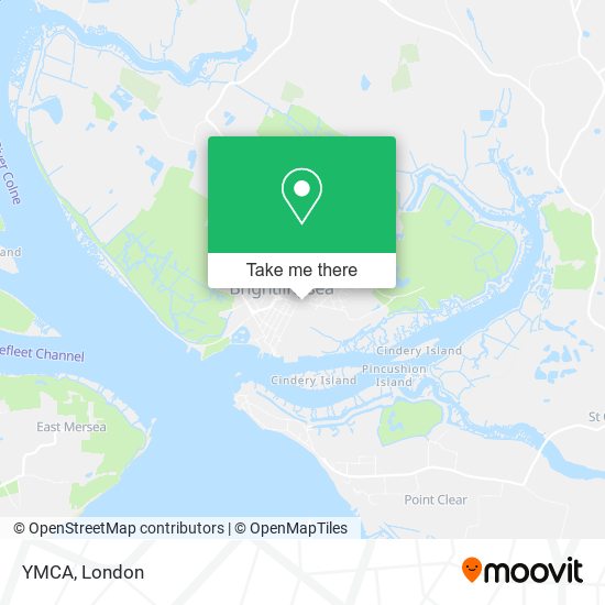 YMCA map
