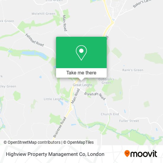 Highview Property Management Co map