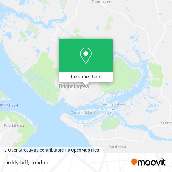 Addydaff map