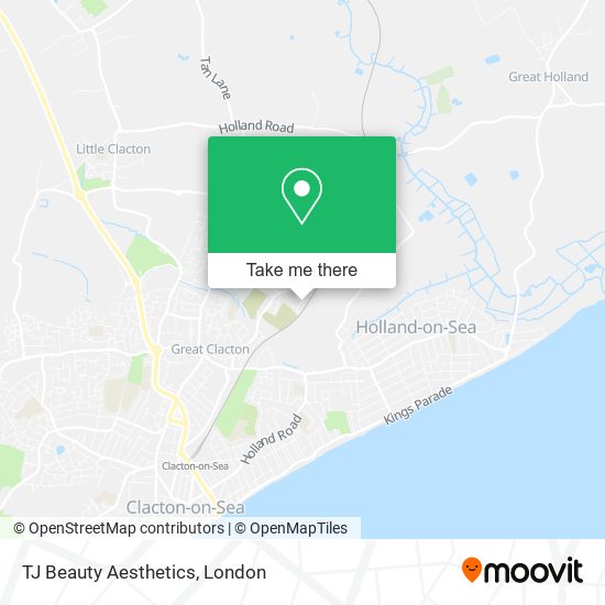 TJ Beauty Aesthetics map
