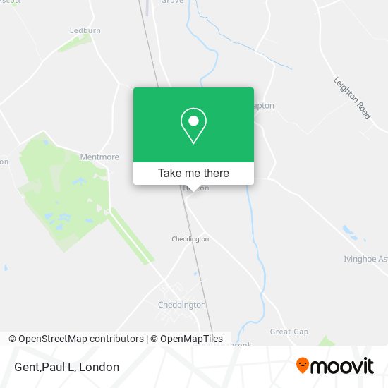 Gent,Paul L map